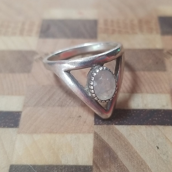 Jewelry - Sterling silver and moonstone ring